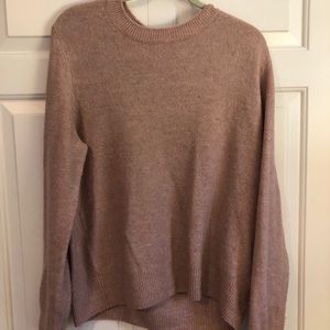 Blush crew neck sweater